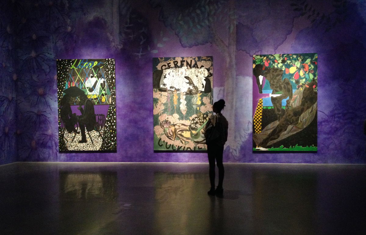 Chris Ofili at the New Museum